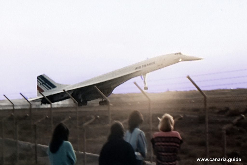 Lanzarote, Concorde na letisku Arrecife