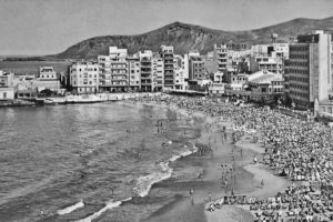 Las Palmas de Gran Canaria,Pláž Las Canteras, 1966